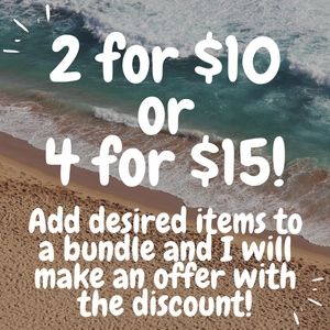 ✨ ALL ITEMS IN MY CLOSET ARE 2/$10 OR 4/$15! ✨